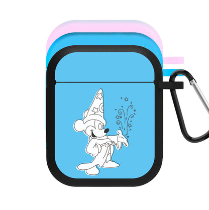 Wizard Mickey Blue AirPods Case