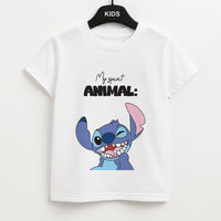 My Sprit Animal Blue Alien Kids T-Shirt
