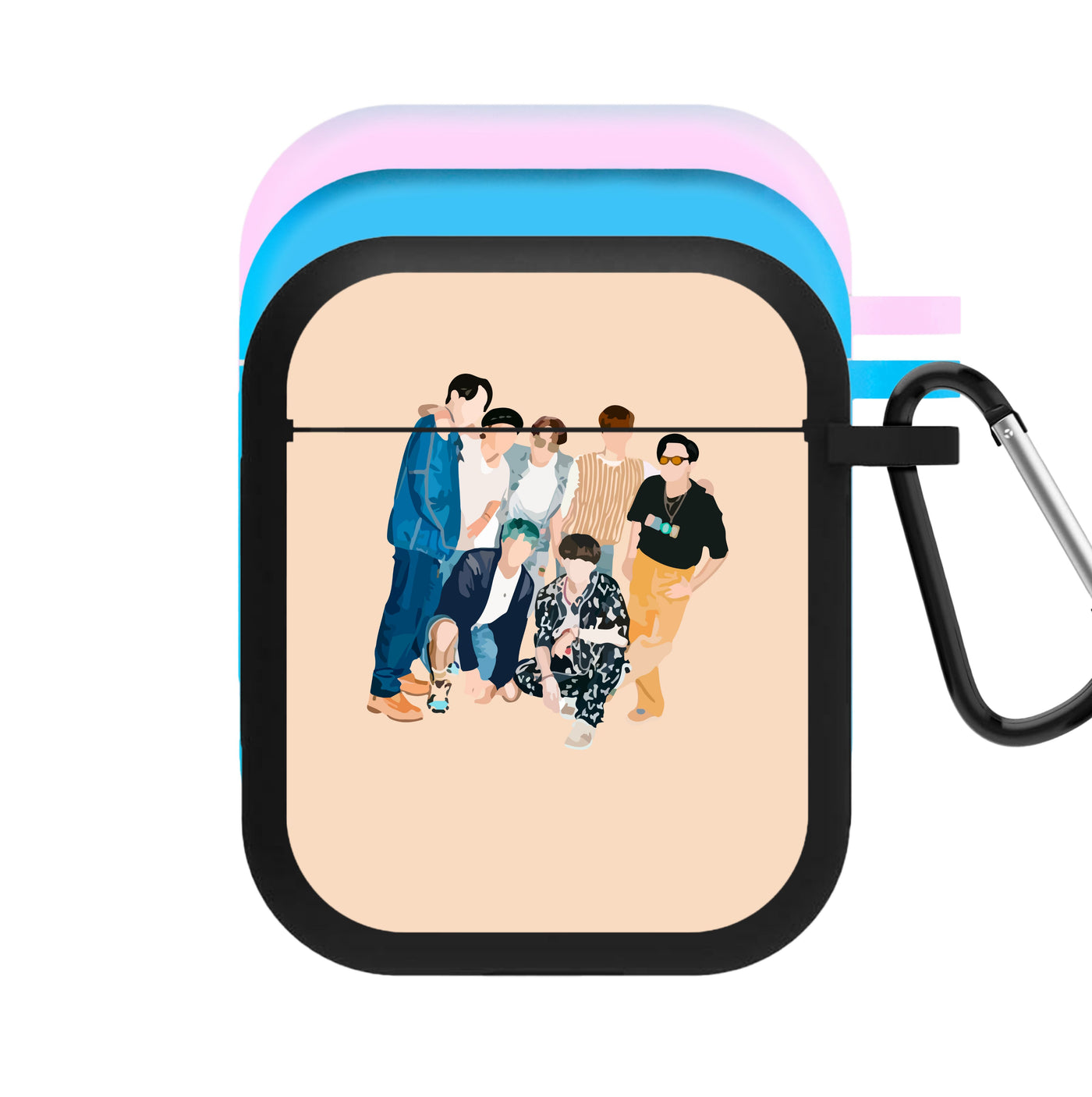 Casual BTS Band AirPods Case