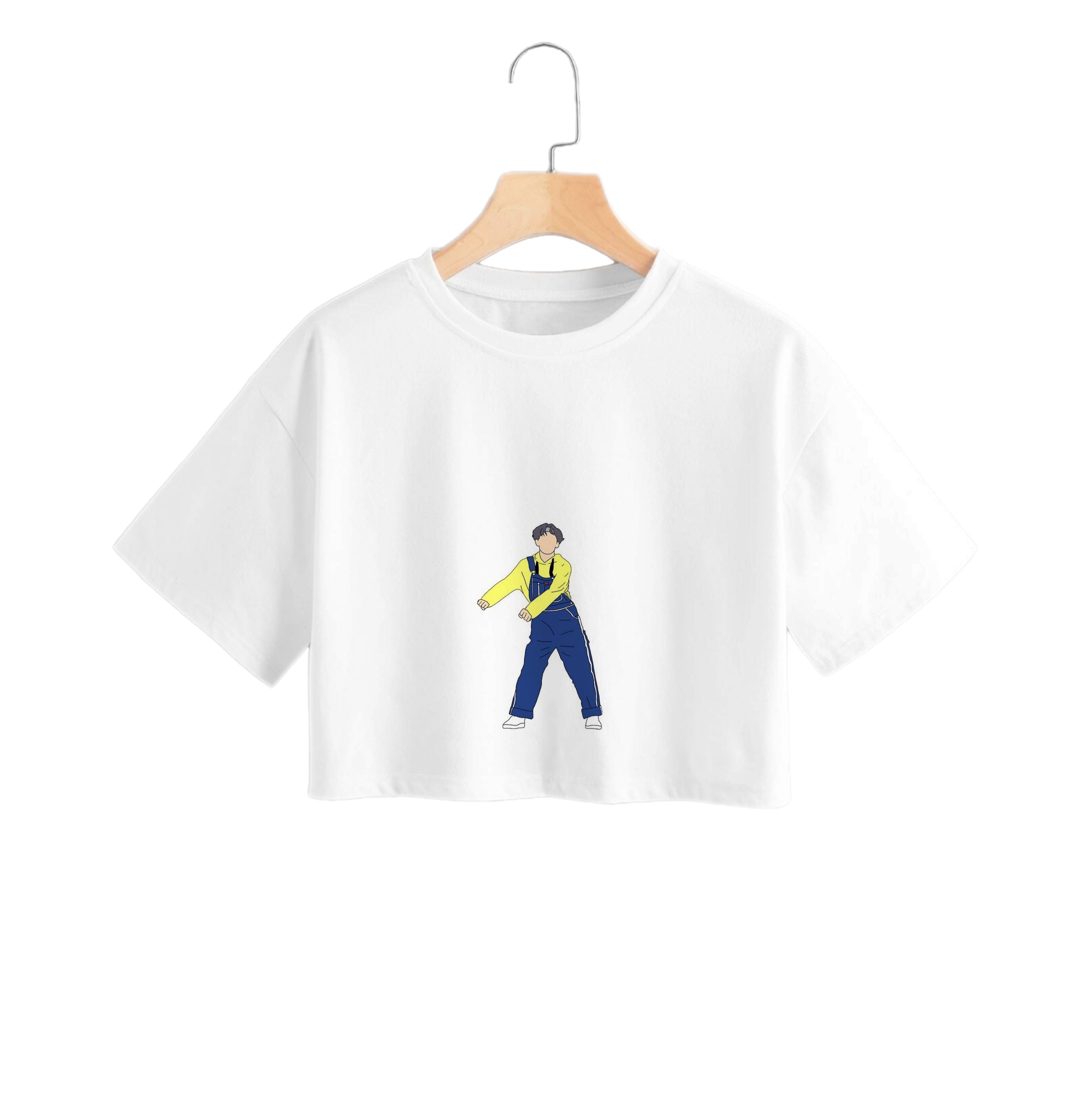 V Taehyung Meme Dance - K Pop Crop Top