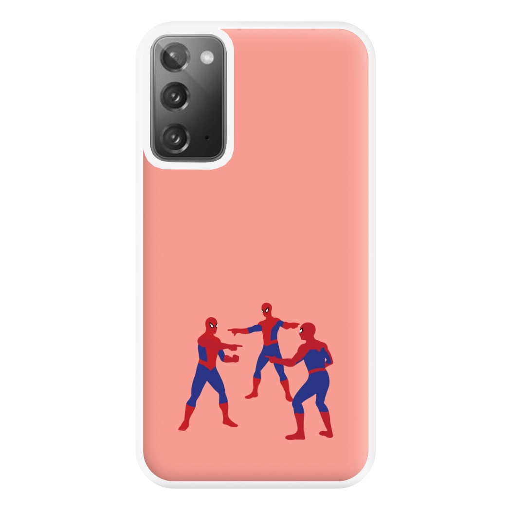 Spider Hero Pointing Meme Galaxy Note 20 Case