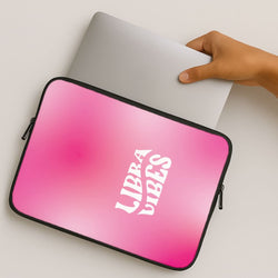 Libra Vibes Gradient Zodiac MacBook Cover