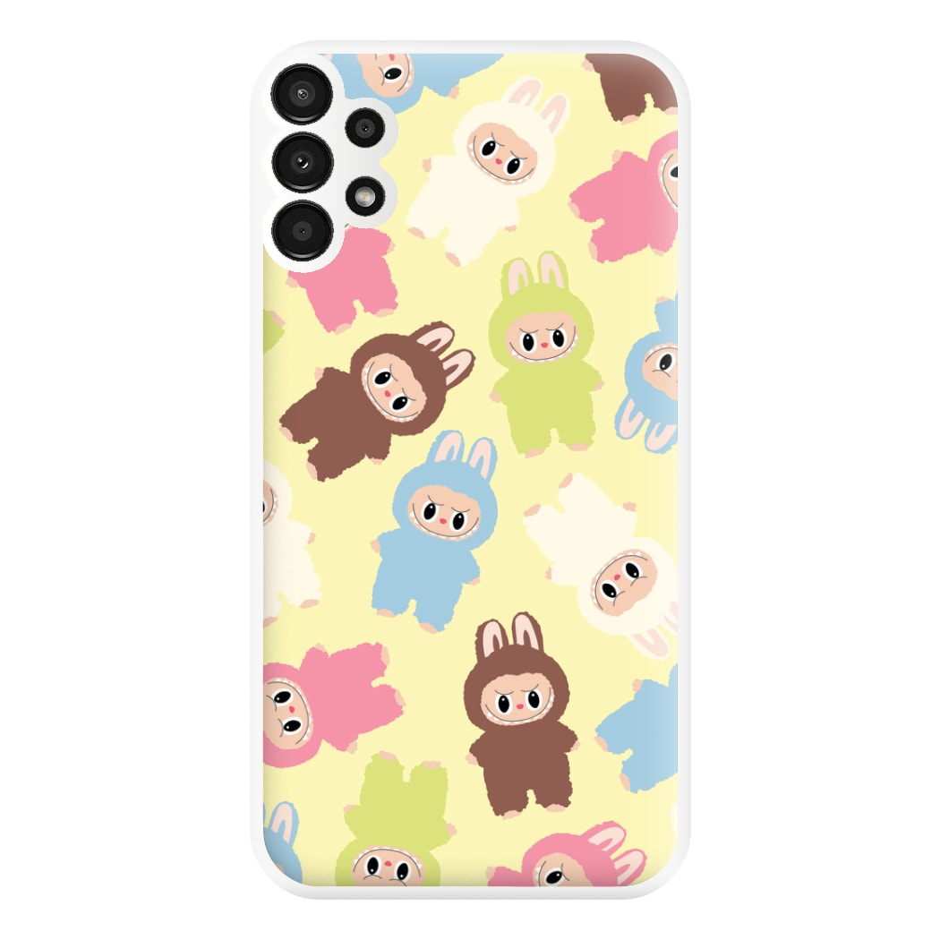 Colourful Little Monsters Pattern Galaxy A13 Case
