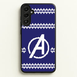 Superhero Team Blue Christmas Jumper  Galaxy A34 Case