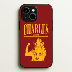 Charles Red And Gold iPhone 15 Plus Case