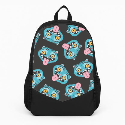 Demon Cat Pattern Backpack