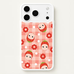 Strawberry Angel Pattern iPhone 17 Pro Max Case