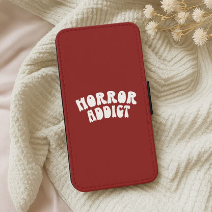 Horror Addict Leather Phone Case