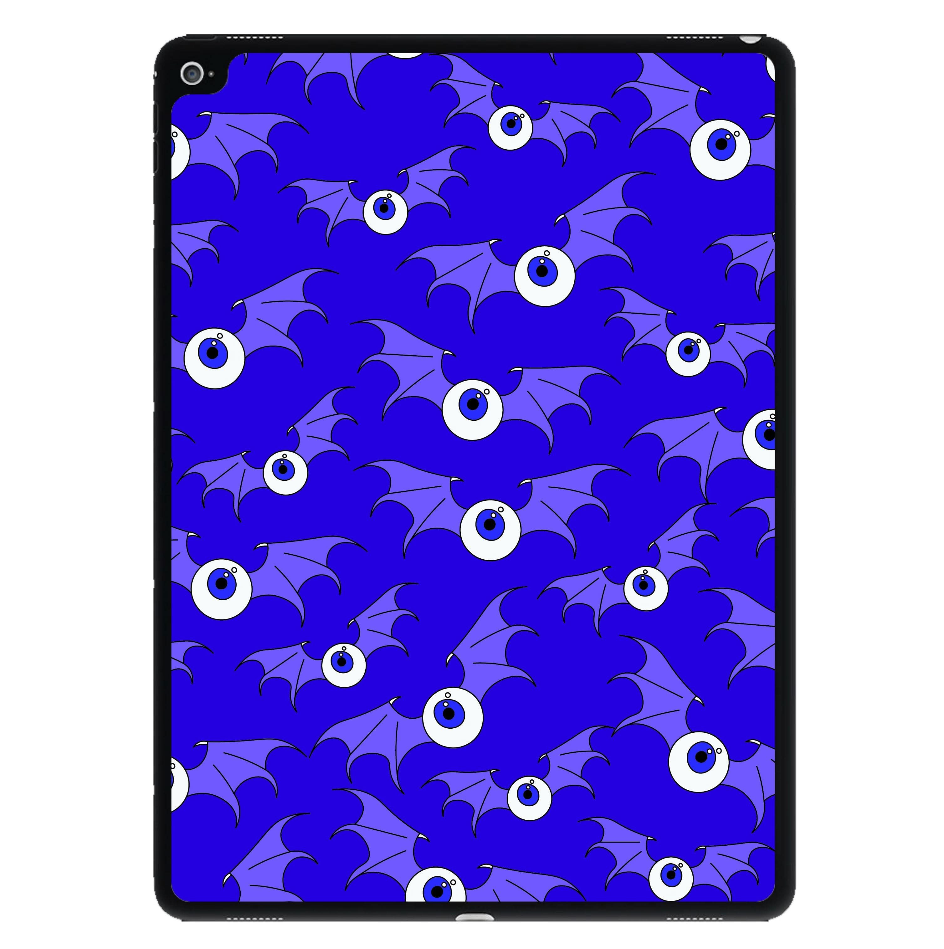 Purple Bat Pattern iPad Case