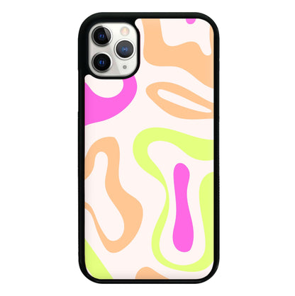 Pastel Shades Psychedelic Pattern Phone Case
