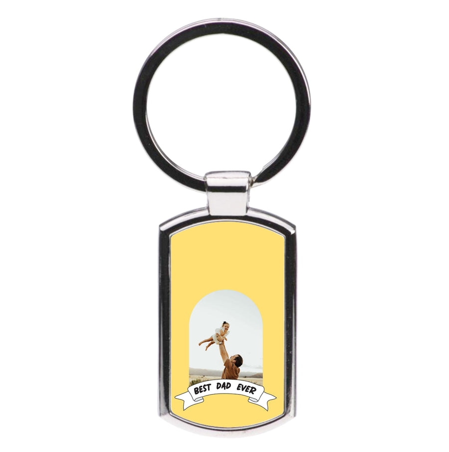 Best Dad Ever - Personalised Father's Day Luxury Keyring