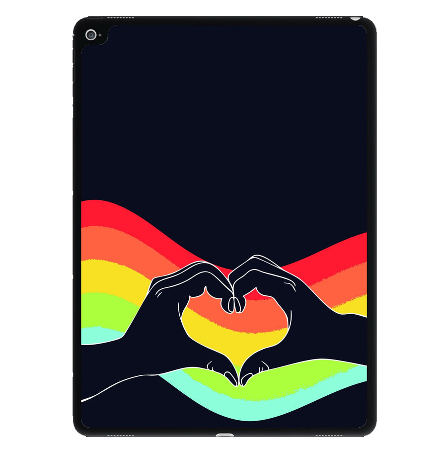 Rainbow Heart iPad Case