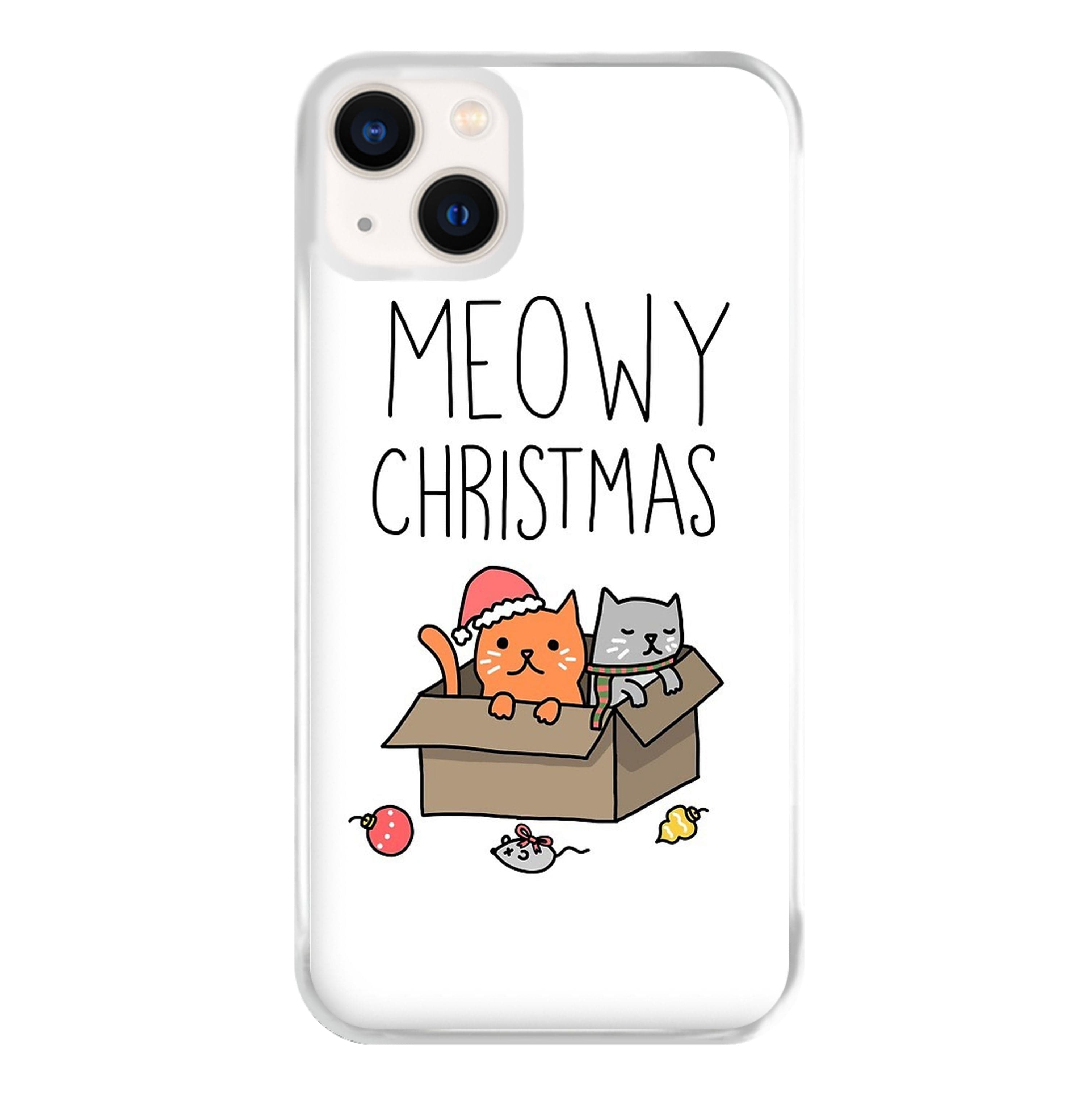 Meowy Christmas Phone Case