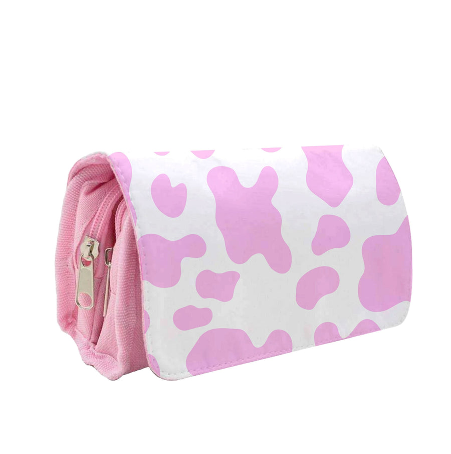 Pink Cow - Animal Patterns Pencil Case