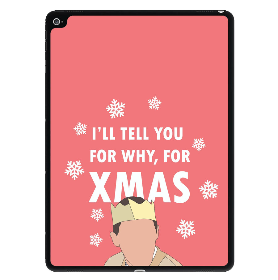 I'll Tell You For Why, For Xmas iPad Case