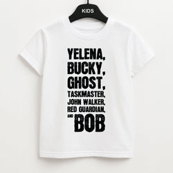 Antiheroes List Kids Unisex T-Shirt
