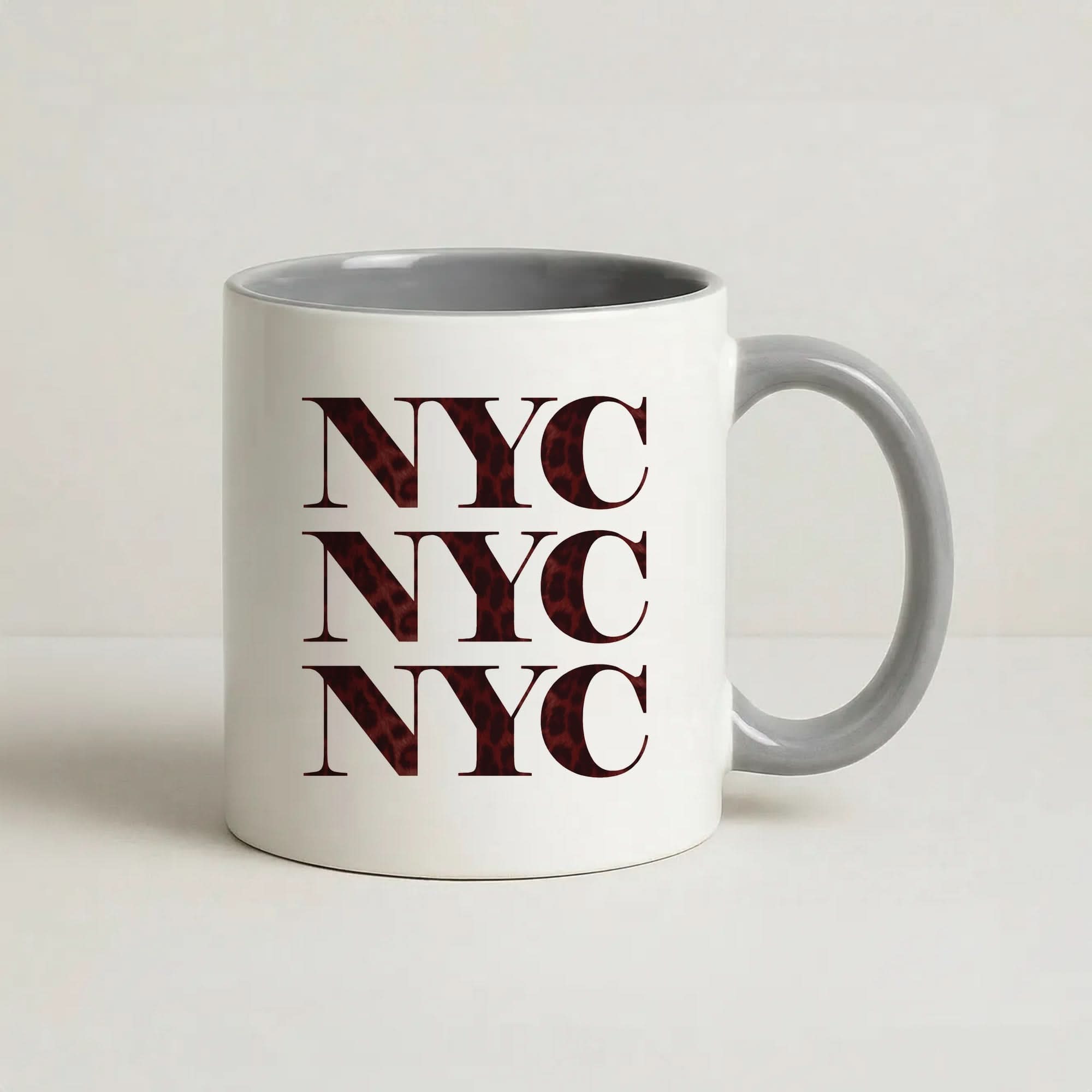 Fifth Avenue  Grey Mug