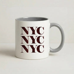 Fifth Avenue  Grey Mug