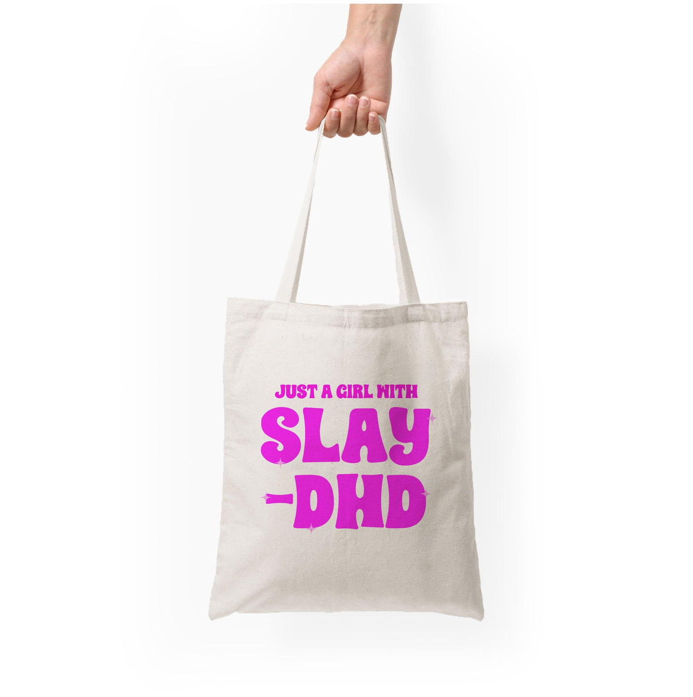 Just A Girl With Slay-DHD - TikTok Trends Tote Bag