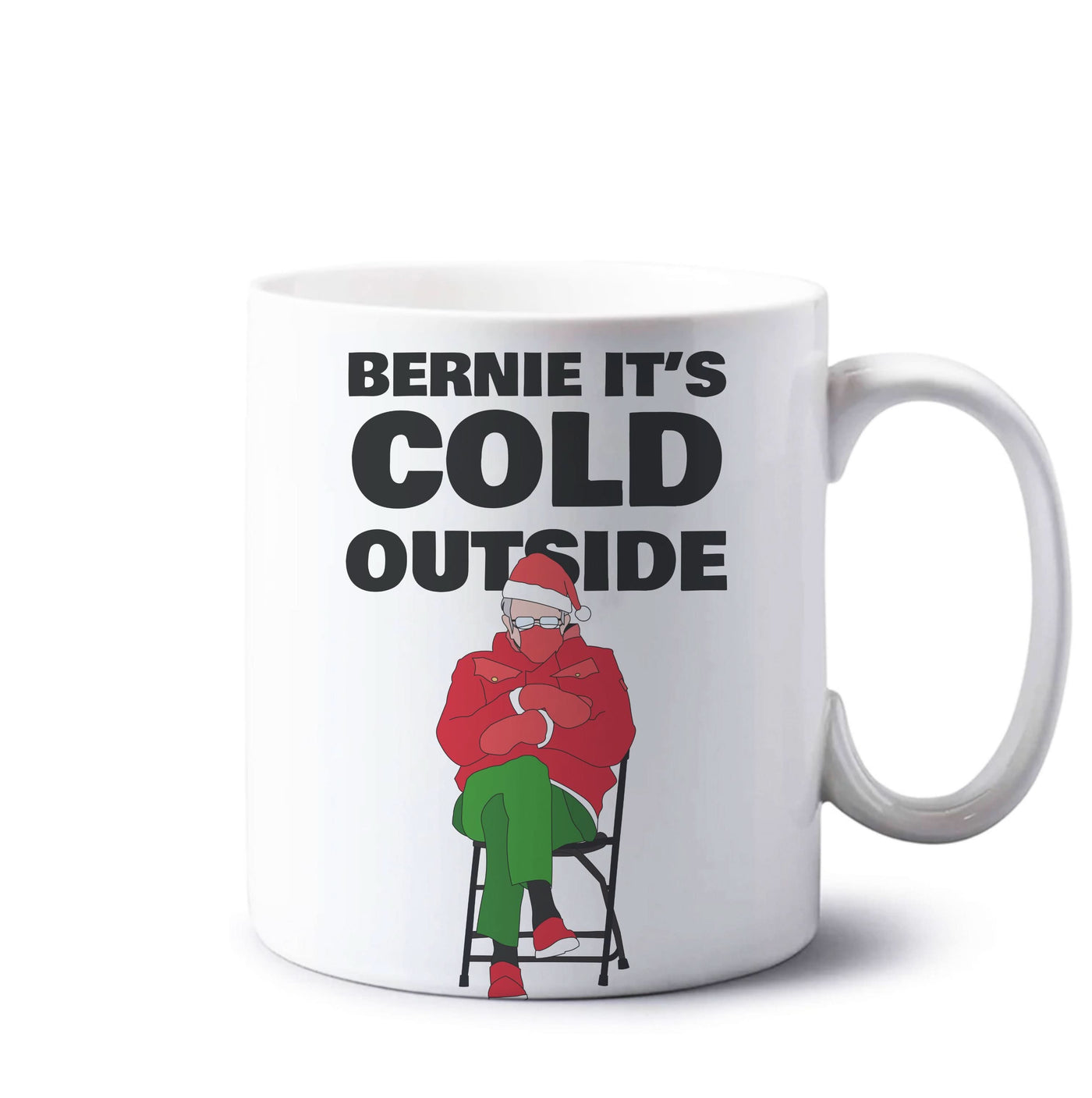 Bernie It's Cold Outside Mug