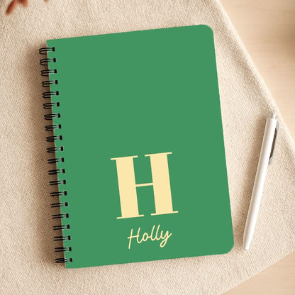 Dark Green Personalised Name Notepad