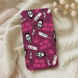 Scary Movie Props Patterm Leather Phone Case