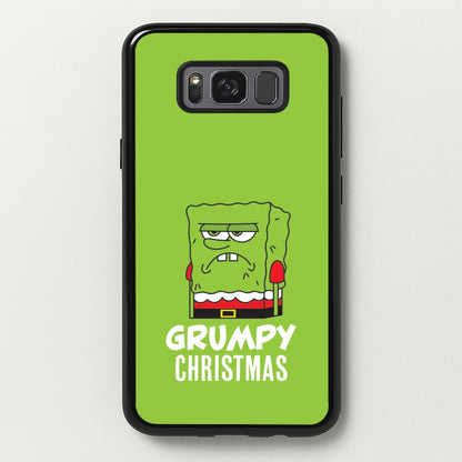 Grumpy Christmas Cartoon Sponge Galaxy S8 Plus Case