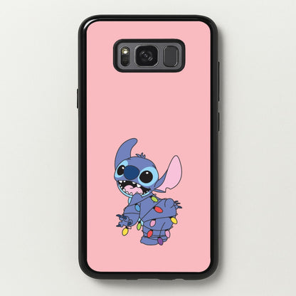 Cute Blue Alien Fairylights Galaxy S8 Case
