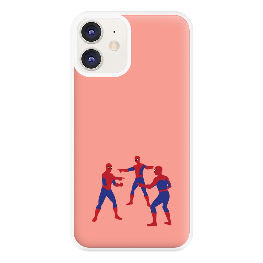 Spider Hero Pointing Meme iPhone 12 / 12 Pro Case
