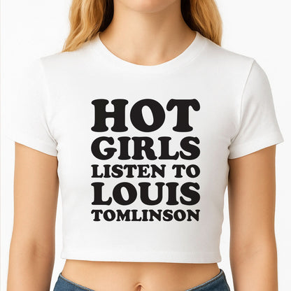 Hot Girls Listen To Louis Crop Top