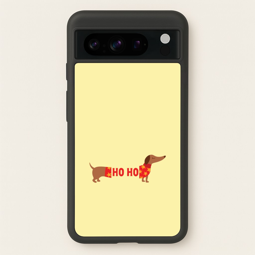 Christmas Jumper Ho Ho Dachshund Google Pixel 8 Pro Case