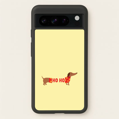 Christmas Jumper Ho Ho Dachshund Google Pixel 8 Pro Case