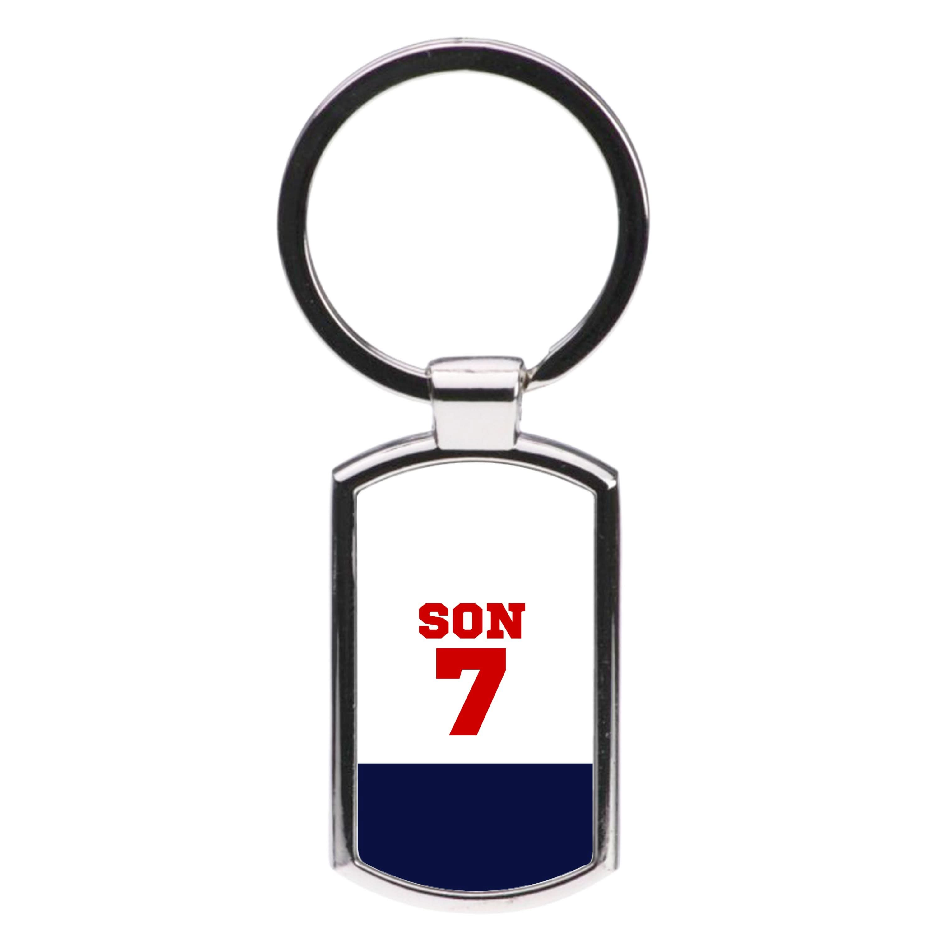 White And Blue Luxury Keyring