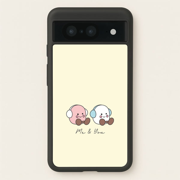 Cute Christmas Marshmellow Plushies Google Pixel 8 Case