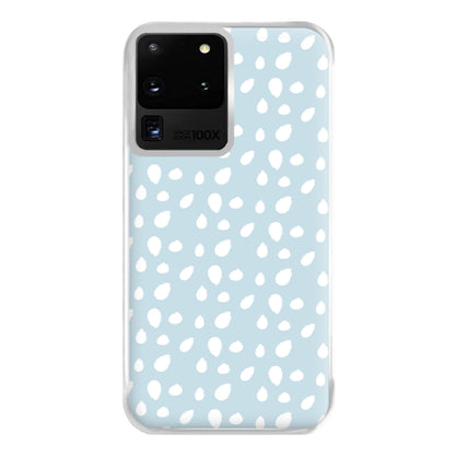 Pastel Blue Dots Phone Case