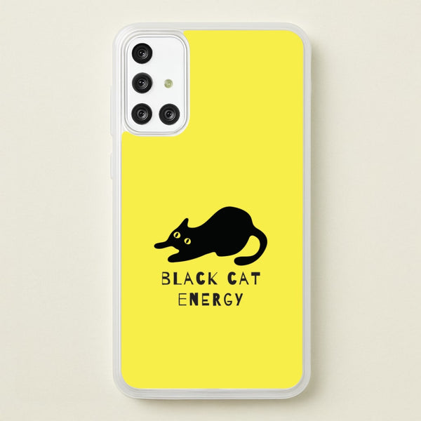 Black Cat Energy Galaxy A71 Case