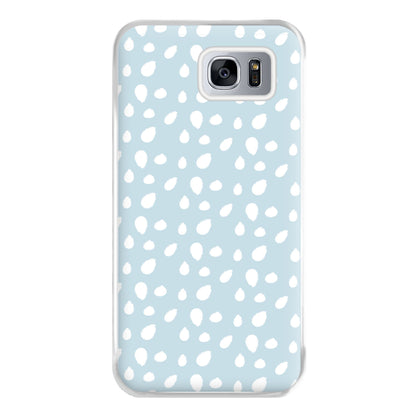 Pastel Blue Dots Phone Case