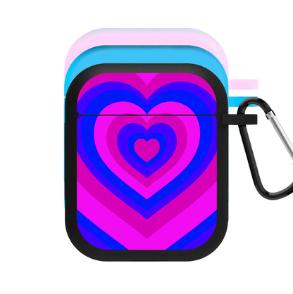 Bisexual Pride Heart AirPods Case