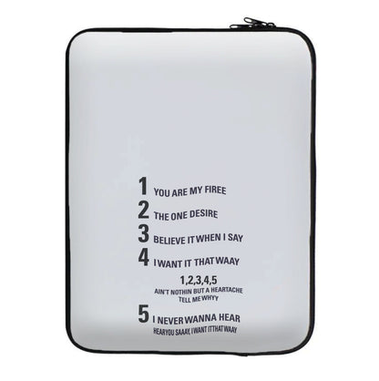 I Want It That Way - B99 Laptop Sleeve