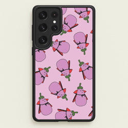 Vampire Vegetable Pattern - Halloween Galaxy S22 Ultra Case
