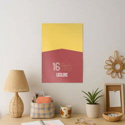Leclerc Helmet 2026  Art Print