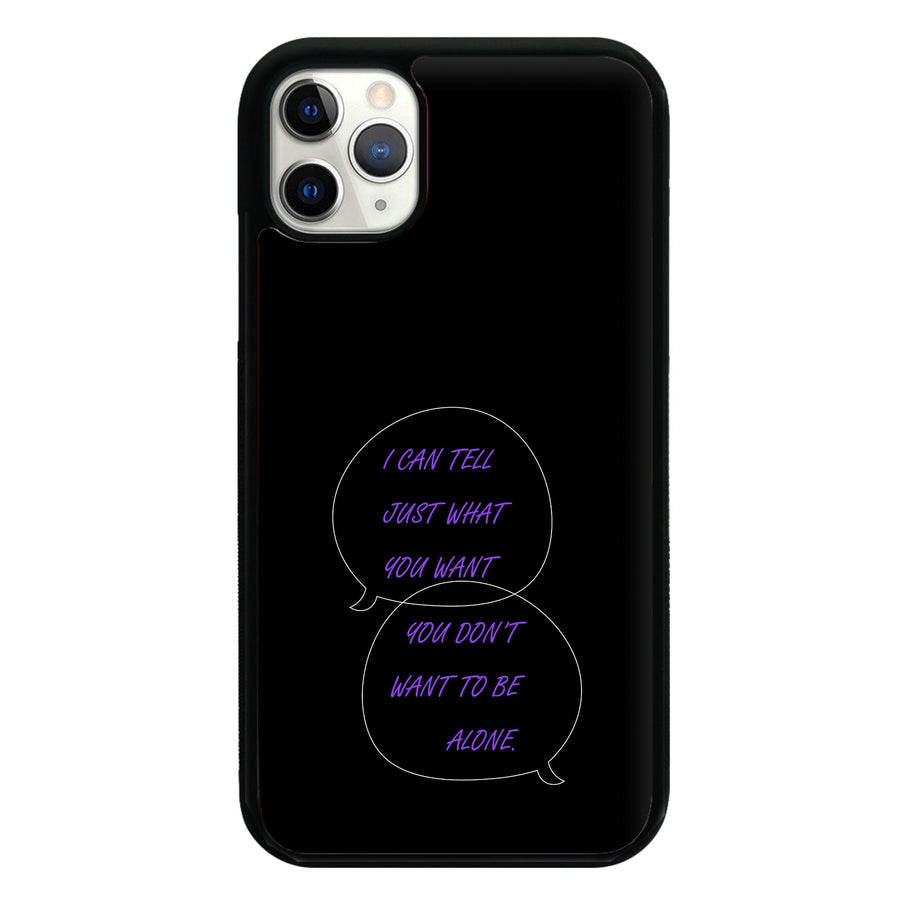 You Don't Want To Be Alone - Festival Phone Case