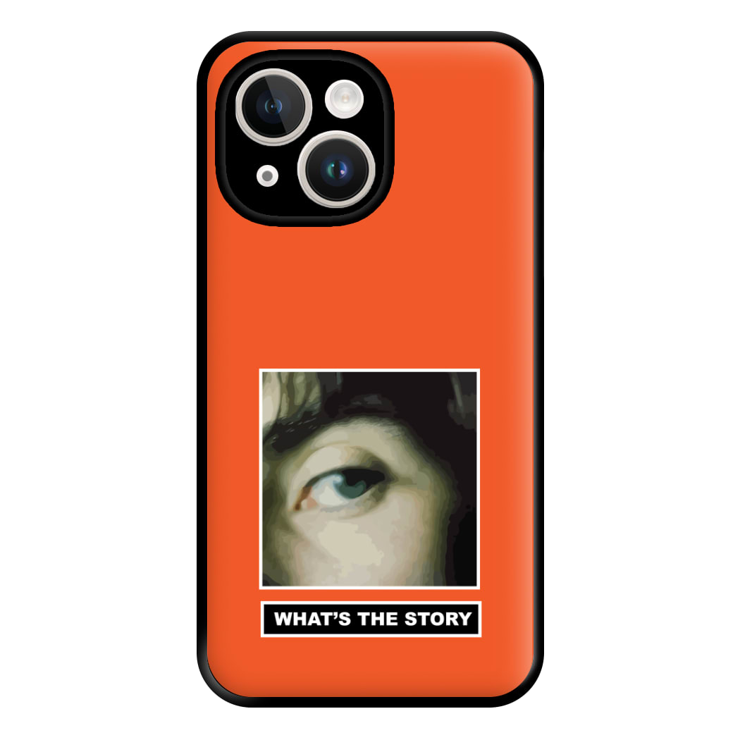 What's The Story Orange iPhone 14 Plus Case