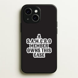 SAMCRO Member iPhone 14 Plus Case