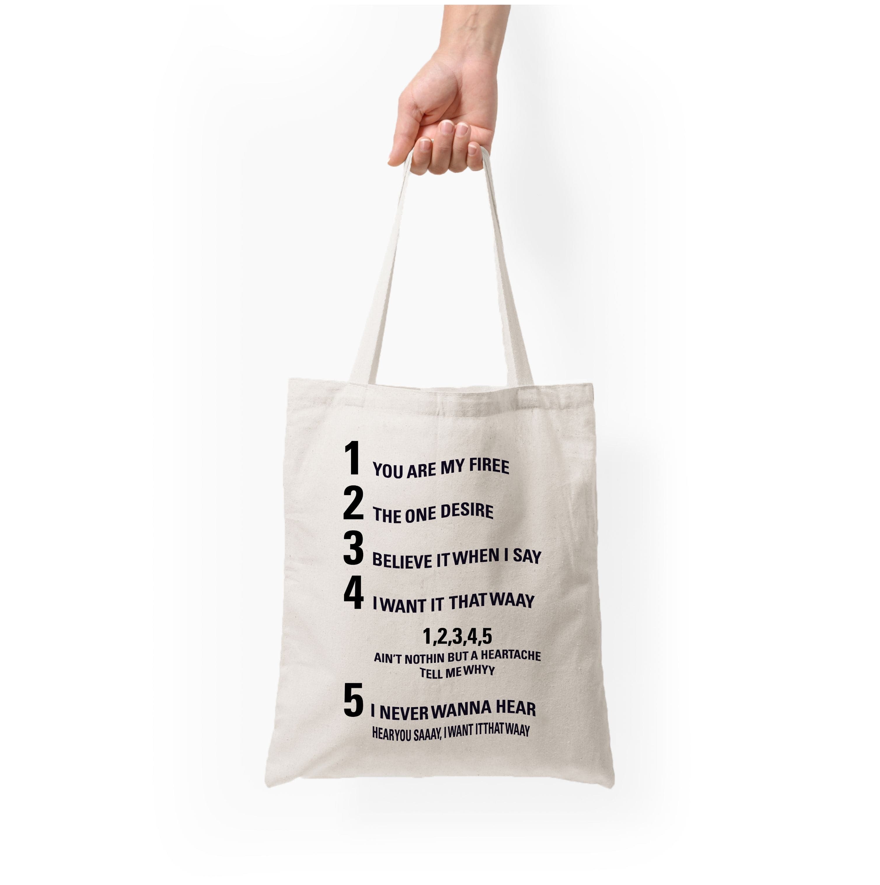 I Want It That Way - B99 Tote Bag