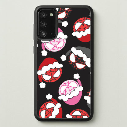 Spider Heroes Christmas Pattern Galaxy Note 20 Case