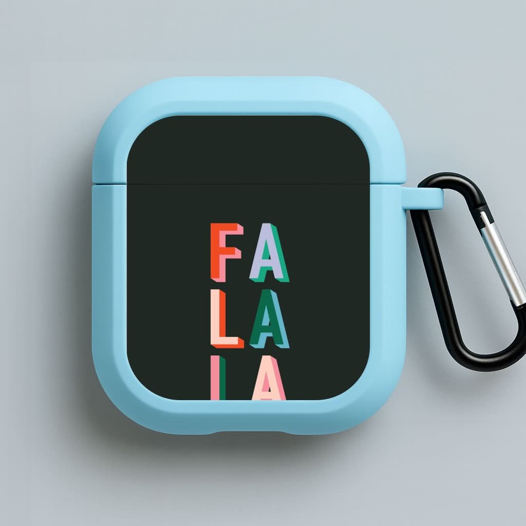 Colourful Falala Blue AirPods Case