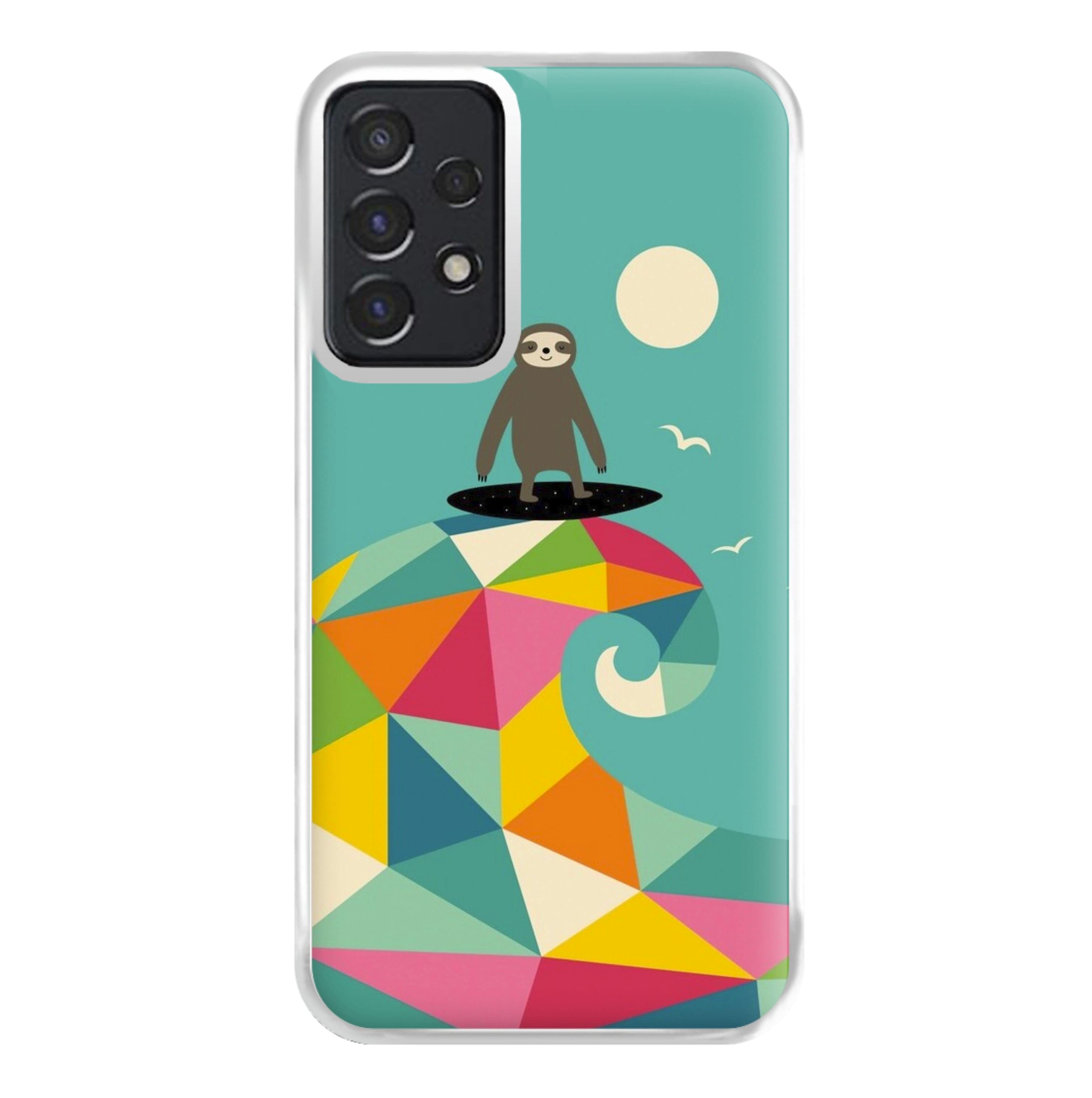 Surfing Sloth Phone Case