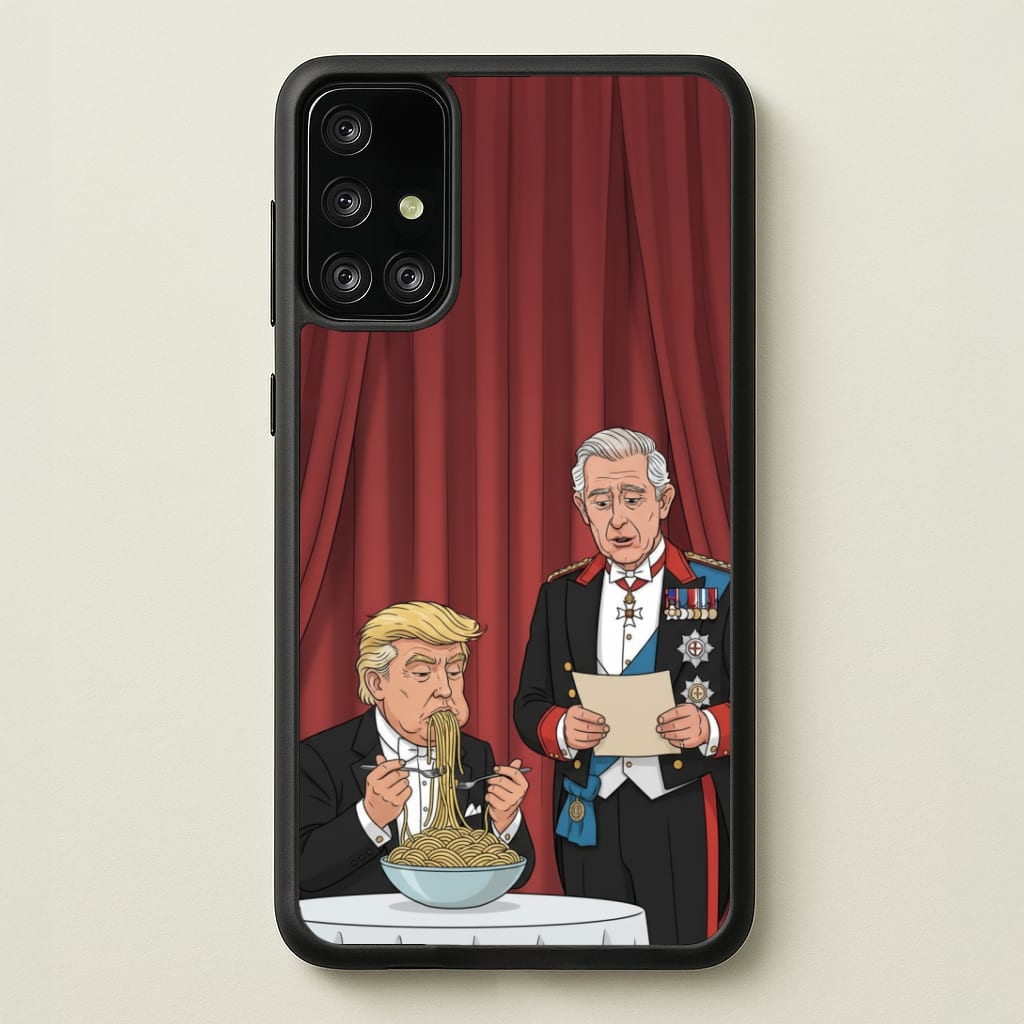 Charles & Donald's Spaghetti Galaxy A71 Case