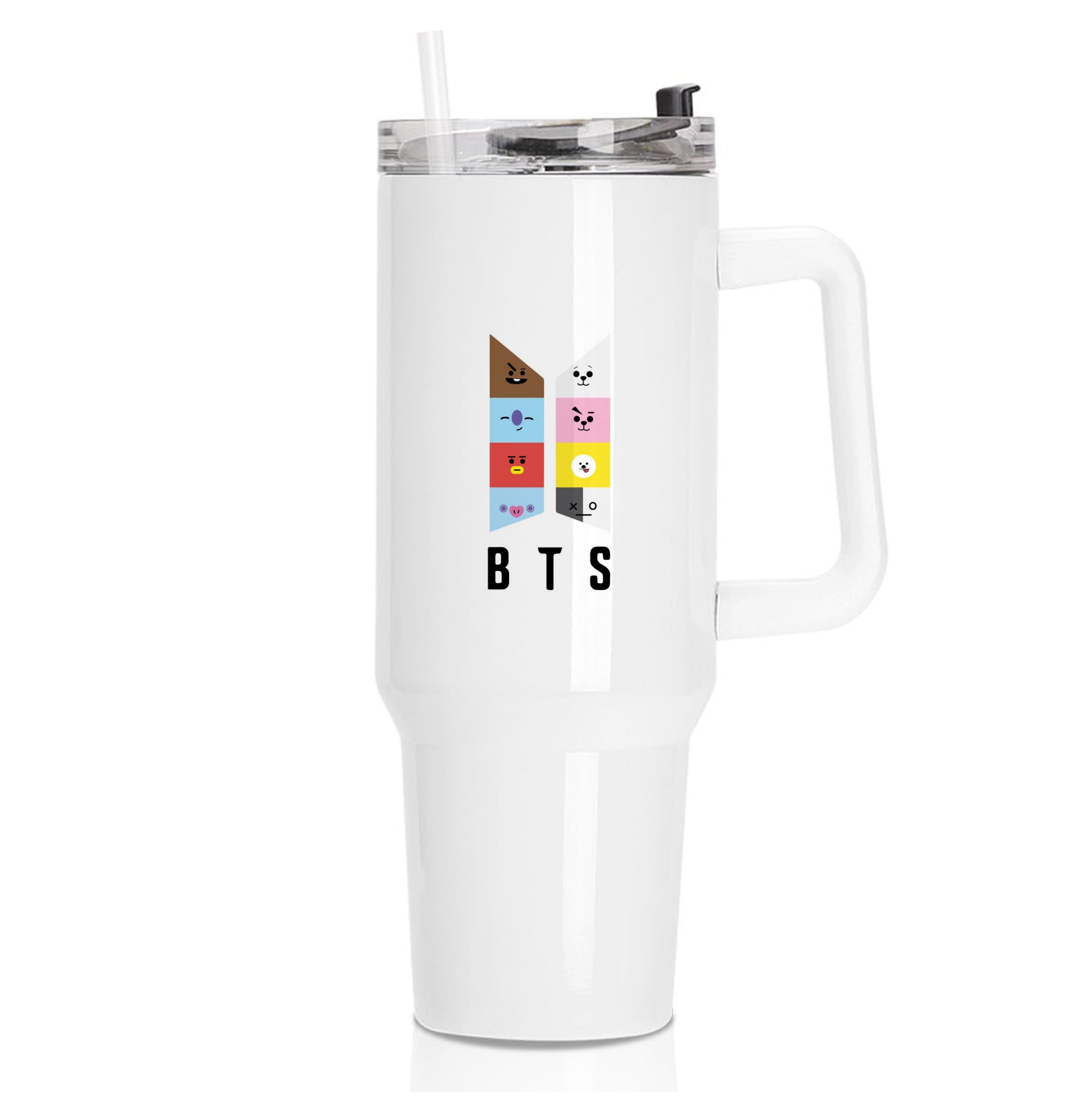 BT21 K-Pop Band Logo Tumbler